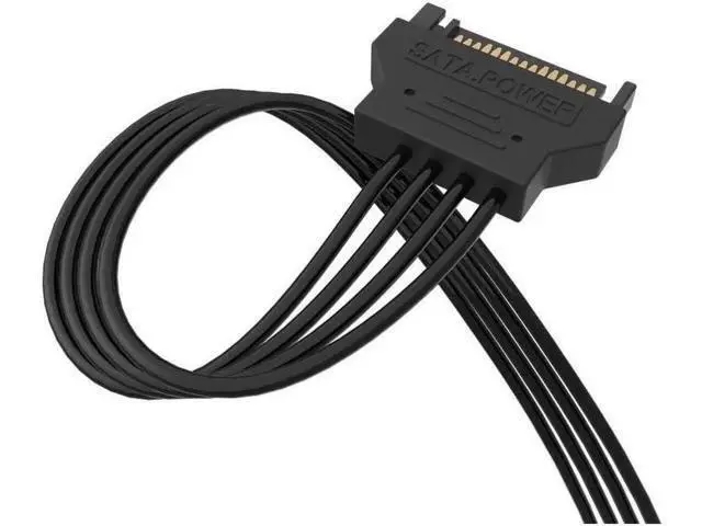 Alt view image 5 of 6 - 3 Pack SATA Power Extension Cable 3Pack 15 Pin SATA Male to Female Extender Power Adapter Cable for Serial ATA Hard Drives, SATA HDD, SSD, CD Driver, CD Writer, CD ROM Drives 18 Inch(50cm)