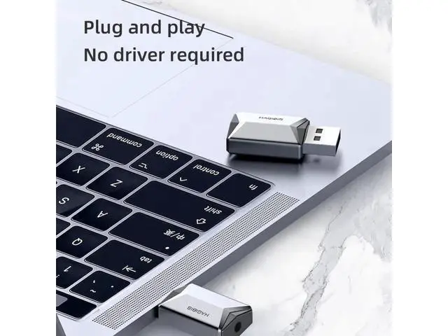 Alt view image 4 of 7 - 2 in 1 USB Sound Card Portable External 3.5mm Microphone Audio Adapter for PC Laptop PS4/5 Earphone Speaker Windows Mac