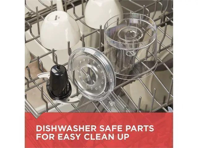 Alt view image 6 of 6 - Improved Assembly, HC300B FreshPrep 3-Cup Electric Food Chopper, capacity