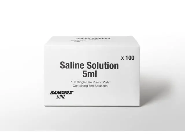Alt view image 4 of 7 - Saline Solution 5ml Unit, 100 per Box