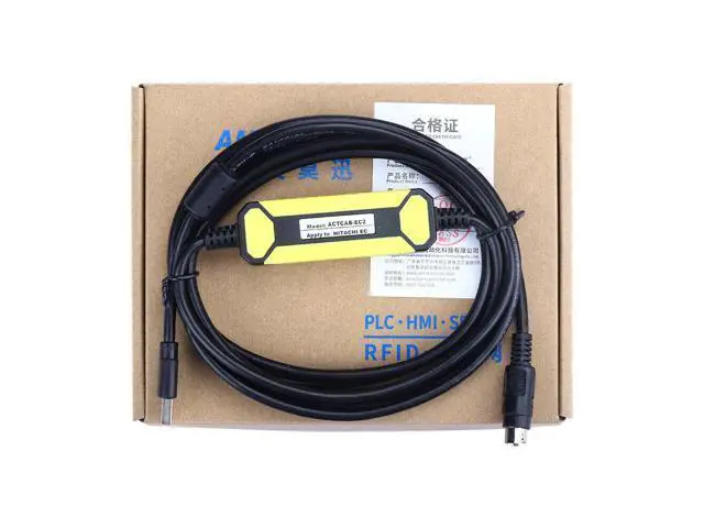 Alt view image 3 of 6 - For Suitable for Hitachi EC Series PLC Debugging Cable Programming Cable ACTCAB-EC2