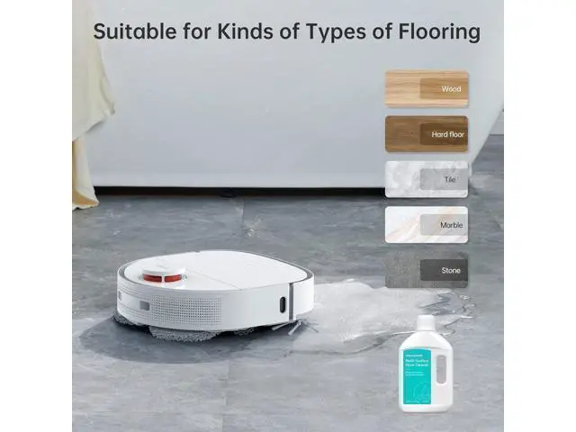 Alt view image 4 of 5 - Floor Cleaning Solution Compatible with Matrix Series / Aqua10 Series/X Series / Aqua10 Series/L Series Robot Vacuum and Mop (33.81 Fl Oz)