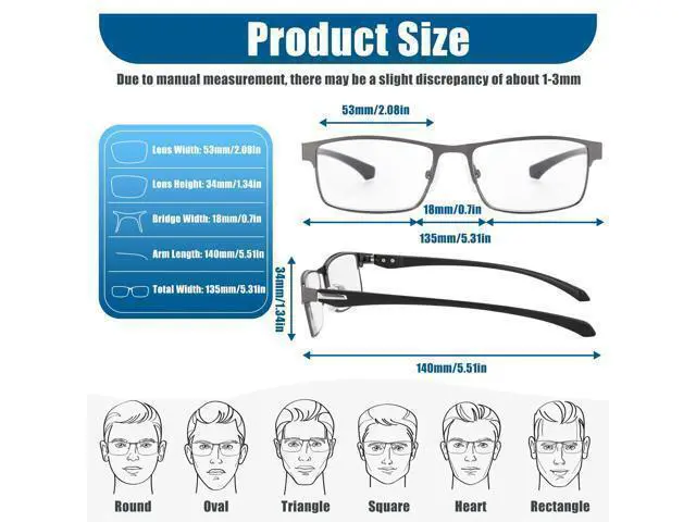 Alt view image 4 of 5 - GHDBFMB Progressive Reading Glasses Photochromic Zero on Top Multifocus Readers TR90 Multifocal Transition Sunglasses 1.0