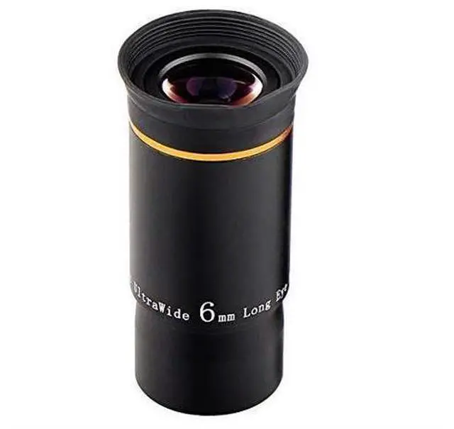 Main image of Telescope Eyepiece Fully Mutil Coated 125 inches Telescope Accessories Set 66 Degree Ultra Wide Angle HD 6mm for Astronomy Telescope
