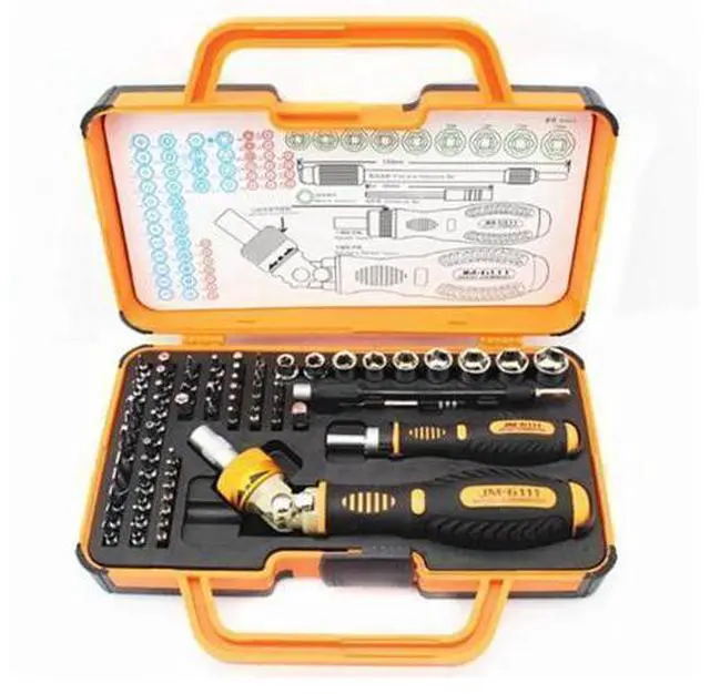 Main image of Jakemy JM-6111 69 in 1 Multipurpose Precision Screwdriver Hardware Repair Open Tools Demolition Kit for Electronic Devices Eyeglass