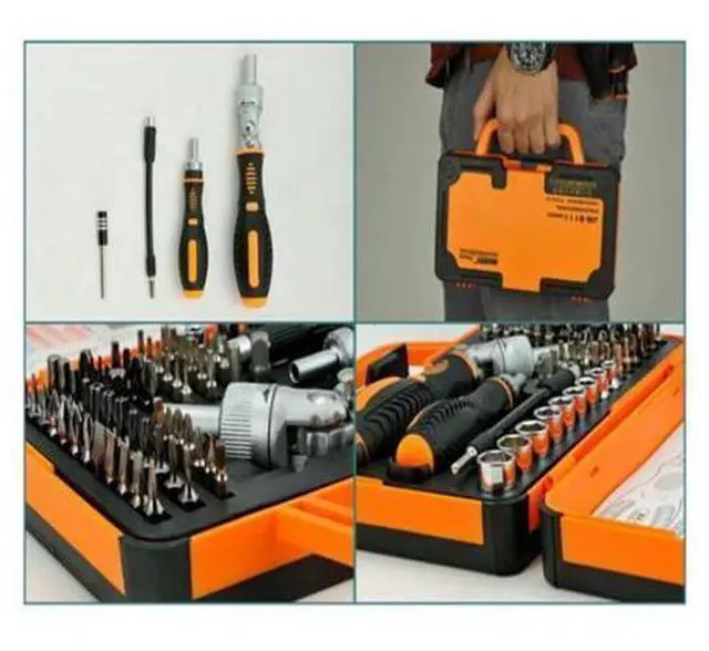 Alt view image 3 of 7 - Jakemy JM-6111 69 in 1 Multipurpose Precision Screwdriver Hardware Repair Open Tools Demolition Kit for Electronic Devices Eyeglass