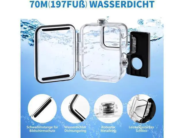 Alt view image 2 of 7 - BONAEVER Accessory Set Kit Bundle for GoPro Hero 12/11/10/9 Black Waterproof Protective Case Waterproof Housing Snorkelling Accessories Bicycle Mount Selfie Bar Head Strap for GoPro Hero 9 10 11 12