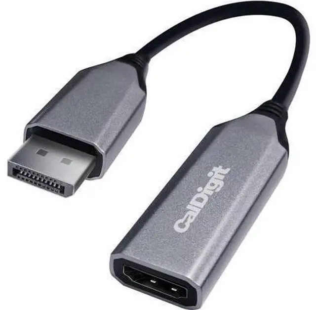 Main image of DisplayPort 2.0 Male to HDMI 2.1 Female Active Adapter 8K 60Hz 4K UHD 120Hz High Refresh 10 bit Color HDR and Eyefinity Support *HDMI Cable Required (DP 2.0 to HDMI 2.1)