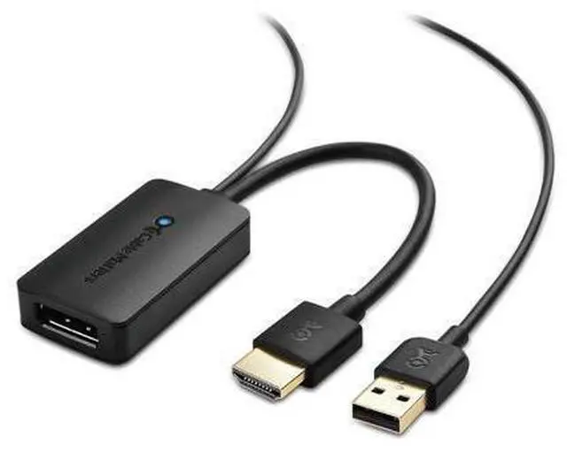 Main image of HDMI to DisplayPort Adapter (HDMI to DP Adapter) with 4K Video Resolution Support
