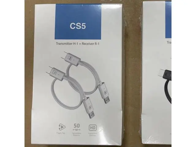 Alt view image 2 of 7 - CS5 Wireless HDMI Extender, Wireless Screen Mirroring Adapter, Point-to-Point Plug-and-Play for Laptop/PC to TV/Projector 60cm