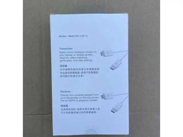 Alt view image 3 of 7 - CS5 Wireless HDMI Extender, Wireless Screen Mirroring Adapter, Point-to-Point Plug-and-Play for Laptop/PC to TV/Projector 60cm