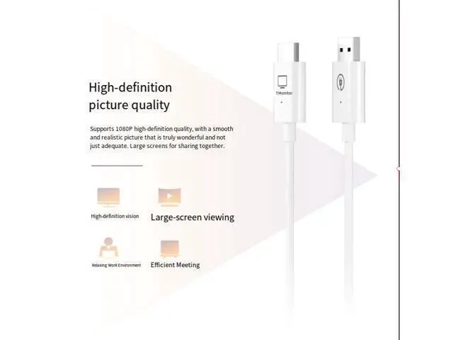 Alt view image 7 of 7 - CS5 Wireless HDMI Extender, Wireless Screen Mirroring Adapter, Point-to-Point Plug-and-Play for Laptop/PC to TV/Projector 60cm