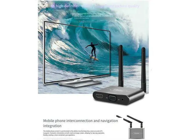 Alt view image 4 of 7 - X6W-3 Dual Wireless WiFi Multi-screen Device Supports AV, HDMI, VGA Output and Mobile Phone High-Definition HDMI Pusher