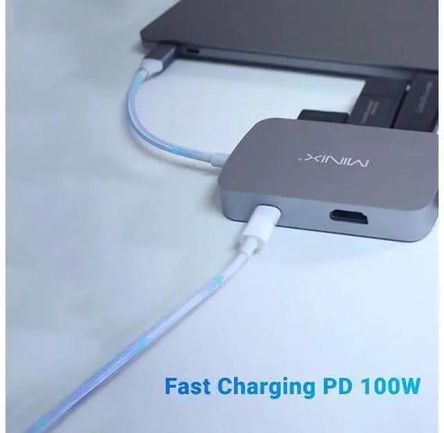 Main image of USB C Adapter 7 in 1 USB C Hub Muliport Adapter 4K HDMI Gigabit Ethernet 2 USB 3.0 100W PD Charging SD/TF Card Reader Compatible with MacBook Pro/Air iPad Air/Pro iMac Laptop PC