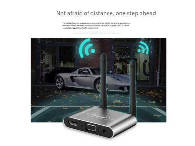 Alt view image 6 of 7 - X6W-3 Dual Wireless WiFi Multi-screen Device Supports AV, HDMI, VGA Output and Mobile Phone High-Definition HDMI Pusher