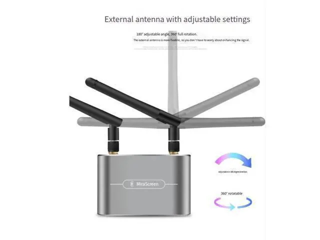 Alt view image 7 of 7 - X6W-3 Dual Wireless WiFi Multi-screen Device Supports AV, HDMI, VGA Output and Mobile Phone High-Definition HDMI Pusher