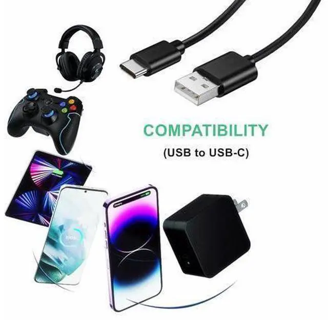 Alt view image 2 of 7 - 30-Pack Bulk USB C Charger Cable - Multipack USB to Type C Charging Cords USB 2.0 for Phones and Tablets 3.3ft