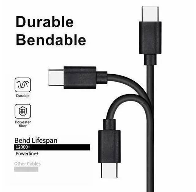 Alt view image 6 of 7 - 30-Pack Bulk USB C Charger Cable - Multipack USB to Type C Charging Cords USB 2.0 for Phones and Tablets 3.3ft