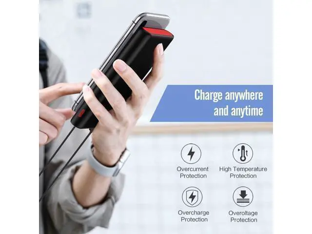 Alt view image 6 of 7 - Portable Charger Power Bank 25800mAh 5V/3A Fast Charging Portable Phone Charger 3 USB Ports External Battery Pack Backup Travel Camping Essential for iPhone 17/16/15/14 Galaxy Android iPad etc