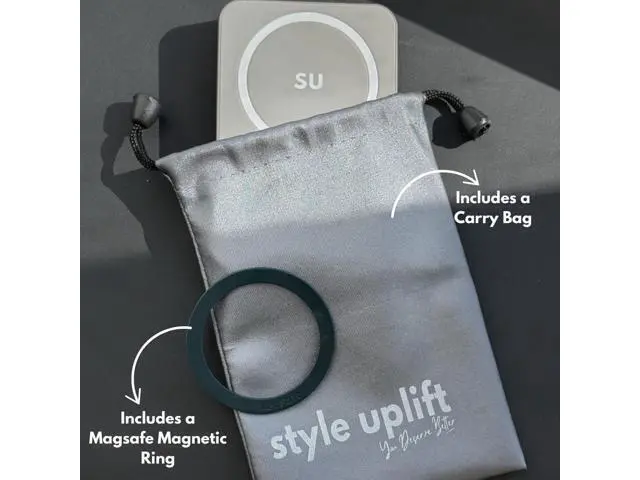 Alt view image 2 of 6 - SU Lite Magnetic Power Bank 10000mAh 20W Fast Charge USB-C Wireless Charger MagSafe Compatible Support iPhone Google Pixel AirPod Slim 0.60 Lightweight Portable Charger with Carrybag