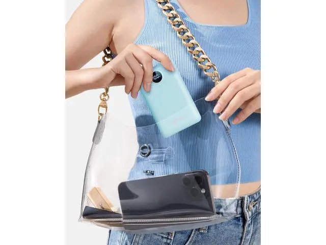 Alt view image 7 of 7 - Mini Portable Charger with Built-in Cables 22.5W Fast Charging Power Bank USB-C Small Battery Pack 10000mAh Travel Essential Slim Battery for iPhone 17/16/15/14 25/24 and More