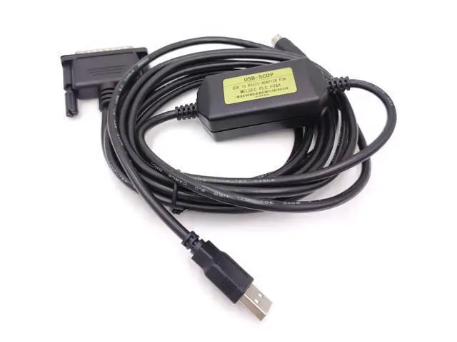 Alt view image 4 of 5 - LITKEQ USB-SC09 USB Programming Cable for Mitsubishi PLC FX and A Series, Compatible with F2/A00/A1S and FX2N/1N/1S