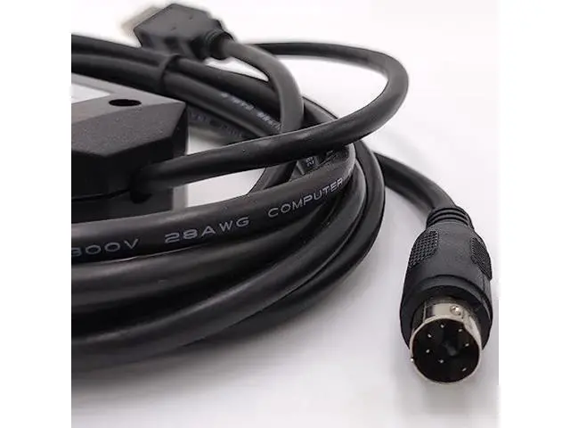 Alt view image 5 of 5 - LITKEQ USB Programming Cable for Mitsubishi PLC Q Series, for USB-QC30R2 Replacement, Adaptive Baud Rate, 6 FT.