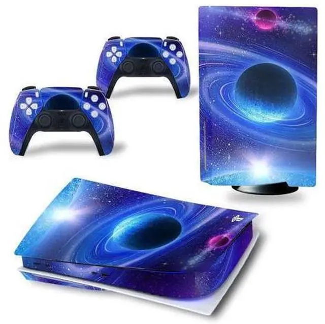 Main image of Luxury Color PS5 Disk Skin Sticker Decal Film for PS5Disk Console and 2 Controllers PS5 Disk Skin Sticker Vinyl(TN-PS5Disk-3558)