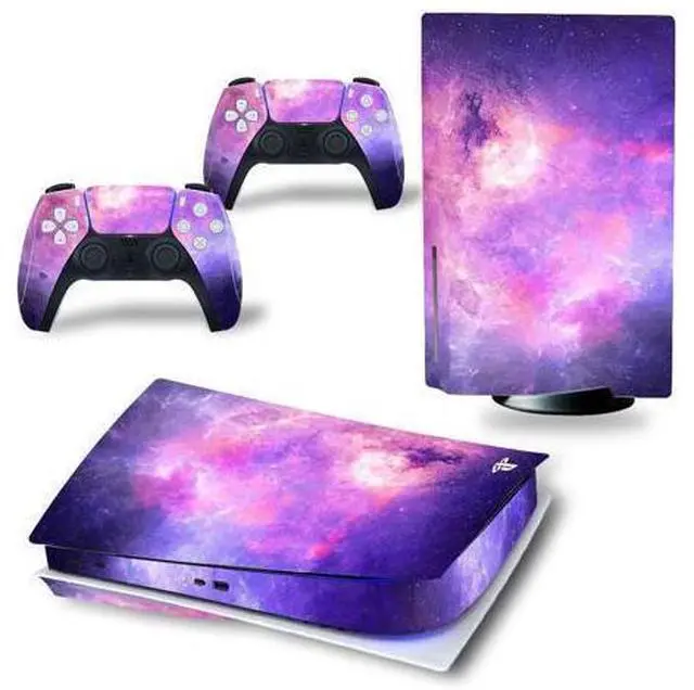 Main image of Luxury Color PS5 Disk Skin Sticker Decal Film for PS5Disk Console and 2 Controllers PS5 Disk Skin Sticker Vinyl(TN-PS5Disk-3558)
