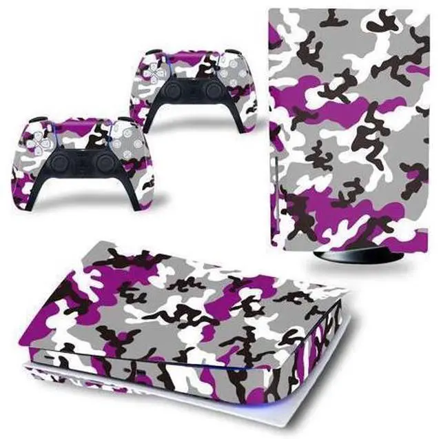 Main image of Luxury Color PS5 Disk Skin Sticker Decal Film for PS5Disk Console and 2 Controllers PS5 Disk Skin Sticker Vinyl(TN-PS5Disk-3558)