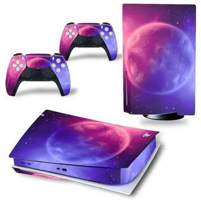 Main image of Luxury Color PS5 Disk Skin Sticker Decal Film for PS5Disk Console and 2 Controllers PS5 Disk Skin Sticker Vinyl(TN-PS5Disk-3558)