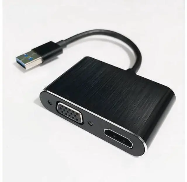 Main image of USB3.0 To HDMI-compatible VGA Converter 2 In 1 1080p HD Multi-Display USB To HDMI-compatible Converter for XP/Windows