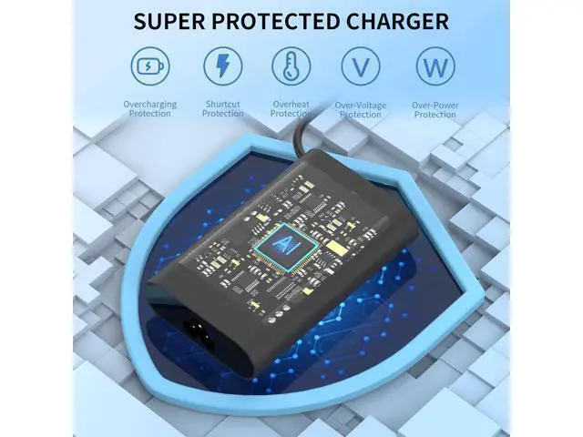 Alt view image 4 of 7 - 90W USB C Laptop Charger Fit for XPS 13 9365 9360 9370 XPS 15 9500 Latitude 5420 5520 5540 7389 7390 5289 5300 2in1 DA90PM170 LA90PM170 Fast Charger Type C AC Adapter Power Cord