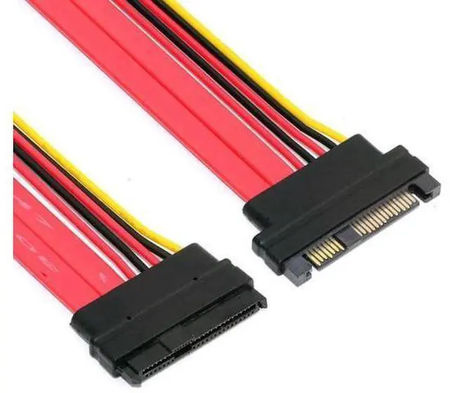 Main image of SFF-8482 Extension Cable SAS 29Pin SFF-8482 Male to SFF-8482 Female Hard Disk Drive Extension Cable 0.5m