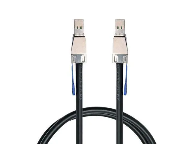 Alt view image 6 of 6 - Mini SAS SFF-8644 to SFF-8644 High Density HD Data Server Raid Cable 0.5M