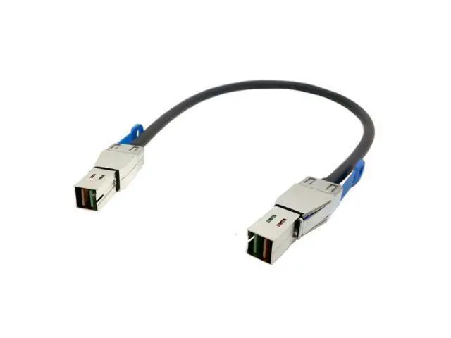Alt view image 5 of 6 - Mini SAS SFF-8644 to SFF-8644 High Density HD Data Server Raid Cable 0.5M
