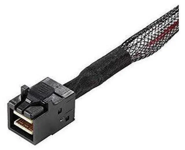 Alt view image 3 of 6 - 50CM HD Mini-SAS(SFF-8643) to U.2 (SFF-8639) NVMe SSD Cable