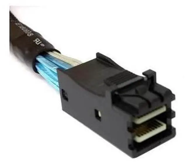 Alt view image 4 of 6 - 50CM HD Mini-SAS(SFF-8643) to U.2 (SFF-8639) NVMe SSD Cable