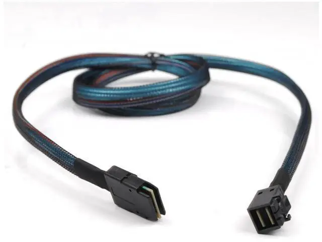 Alt view image 4 of 5 - 2PCS Mini SAS SFF-8643 to Mini SAS 36Pin SFF-8087 Cable 0.5M/1.6ft