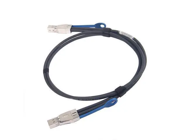 Alt view image 2 of 6 - 12G Mini SAS HD SFF-8644 to SFF-8644 Cable for NVMe Enclosure/Storage Array, SAN & JBOD Compatibility, 100-Ohm, 1-m(3.3-ft)