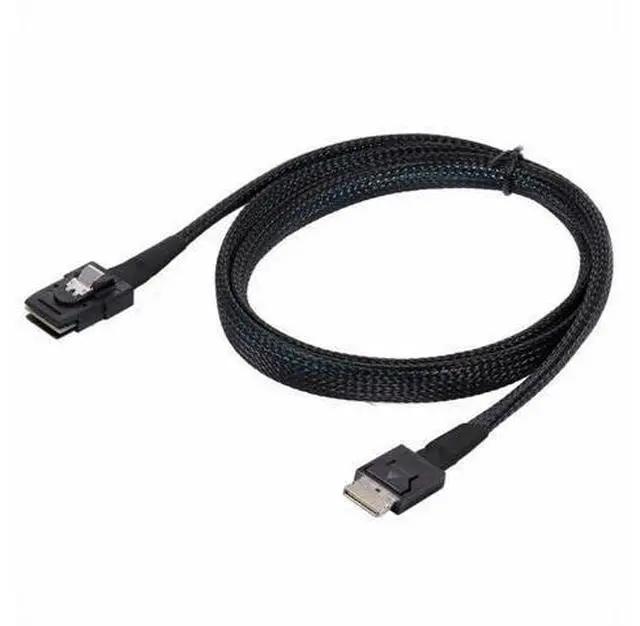 Alt view image 7 of 7 - Oculink PCIe PCI-Express SFF-8611 4i to SFF-8087 36Pin PCIE Slimline SSD Data Active Cable 50cm