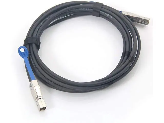 Alt view image 5 of 5 - 12G Mini SAS HD SFF-8644 to SFF-8644 Cable for NVMe Enclosure/Storage Array, SAN & JBOD Compatibility, 100-Ohm, 0.5-m(1.6ft)