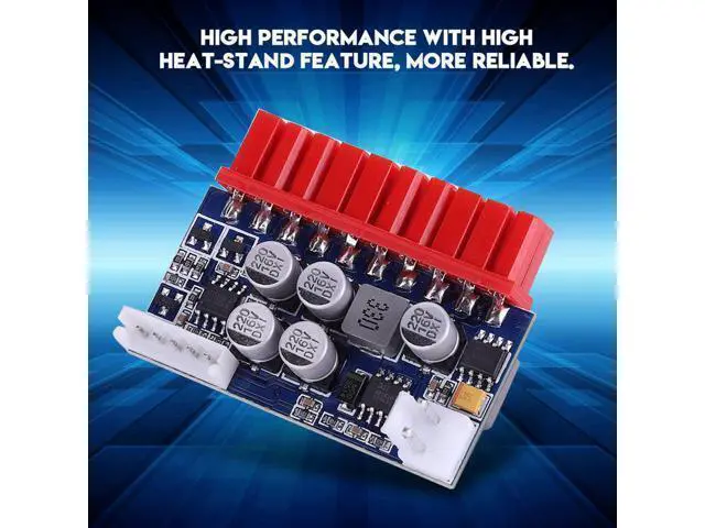 Alt view image 3 of 7 - 12V ATX Power Supply,90W DC-ATX Power Supply DC Input 20 Pin Power Module for Mini & HTPC Computer POS Machine