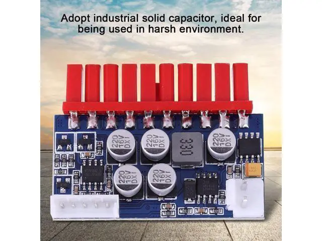 Alt view image 4 of 7 - 12V ATX Power Supply,90W DC-ATX Power Supply DC Input 20 Pin Power Module for Mini & HTPC Computer POS Machine