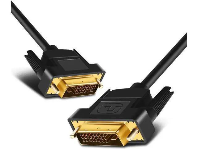 Alt view image 2 of 5 - High Speed DVI to DVI Cable 10ft/3M, Gold Plated Plug DVI-D 24+1 Cable Male to Male Digital Video Monitor Cable,Support 1080P, for Gaming, DVD, HDTV and Projector