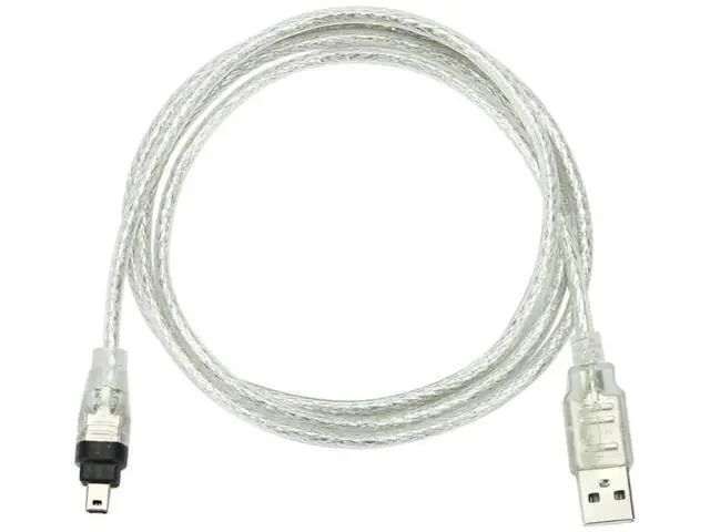 Alt view image 2 of 7 - 2 Pack Only for DCR-TRV75E DV Firewire to USB Cable USB 2.0 to Firewire IEEE 1394 4Pin iLink Cable 1.0M