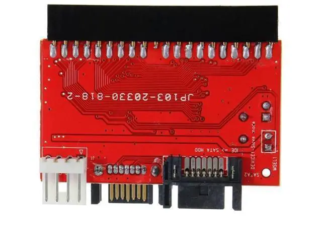 Alt view image 2 of 6 - 2 in 1 IDE to SATA / SATA to IDE Adapter Converter 3.5" 40pin for DVD CD HDD Bidirectional Transfer for PC SATA Data Cable