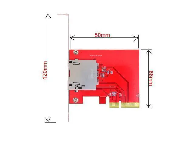 Alt view image 5 of 7 - PCI-Express 4X Mainboard to CF Express Extension Card Adapter for CFE Type-B Support R5 Z6 Z7 Memory Card