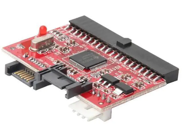 Alt view image 4 of 6 - 2 in 1 IDE to SATA / SATA to IDE Adapter Converter 3.5" 40pin for DVD CD HDD Bidirectional Transfer for PC SATA Data Cable
