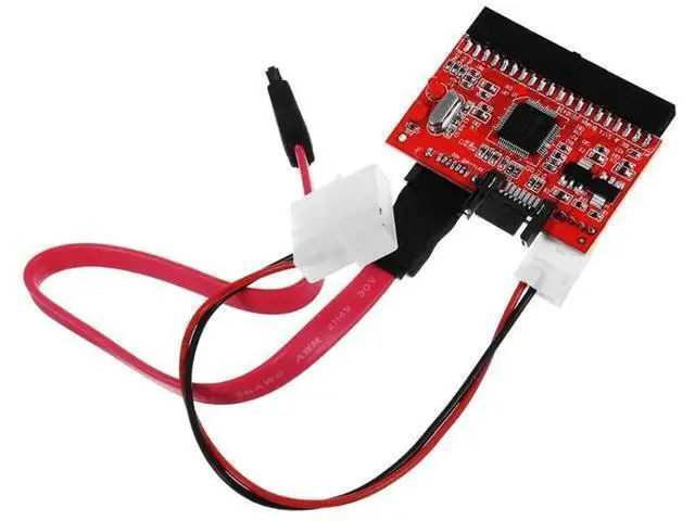 Alt view image 5 of 6 - 2 in 1 IDE to SATA / SATA to IDE Adapter Converter 3.5" 40pin for DVD CD HDD Bidirectional Transfer for PC SATA Data Cable